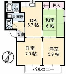 坂駅 徒歩15分 1階の物件間取画像